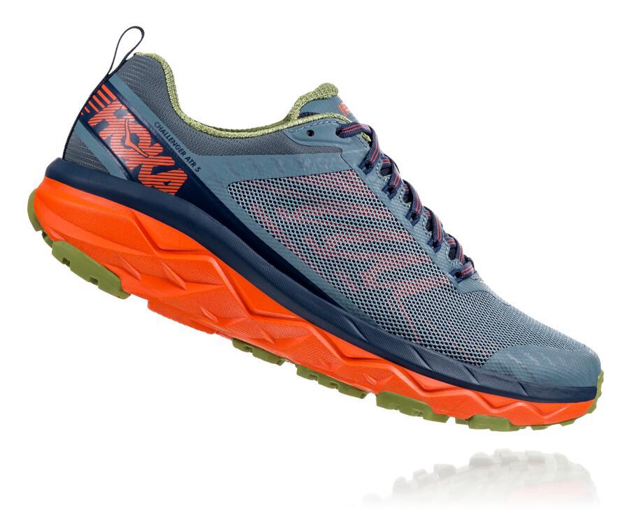 Zapatillas Trail Hoka One One Hombre - Challenger Atr 5 - Azul Marino - LMW732094